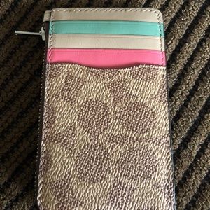 Coach Zip Card Case